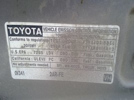 2015 TOYOTA CAMRY, GRAY, SE MODEL, 2.5L, AT.  Z25247